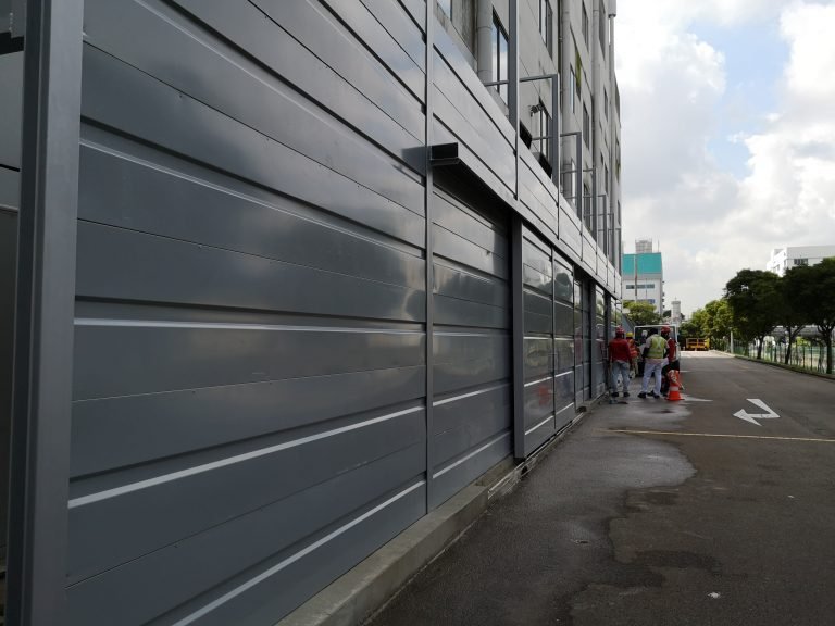 Permanent noise control barrier