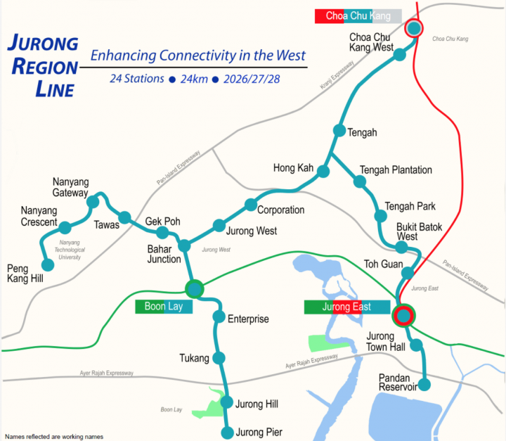 Its Not 2.4km but 24km: Jurong Region Line (JRL)